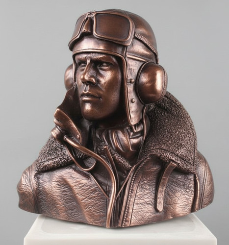 Cold cast bronze - bronze, raf