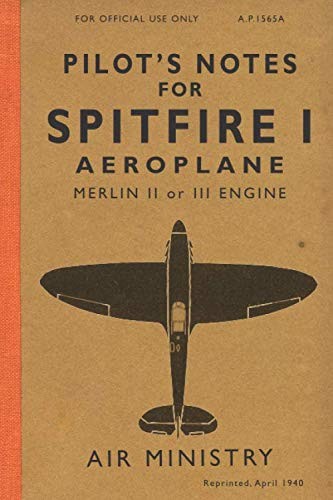 Pilot notes for spitfire - pilot's,